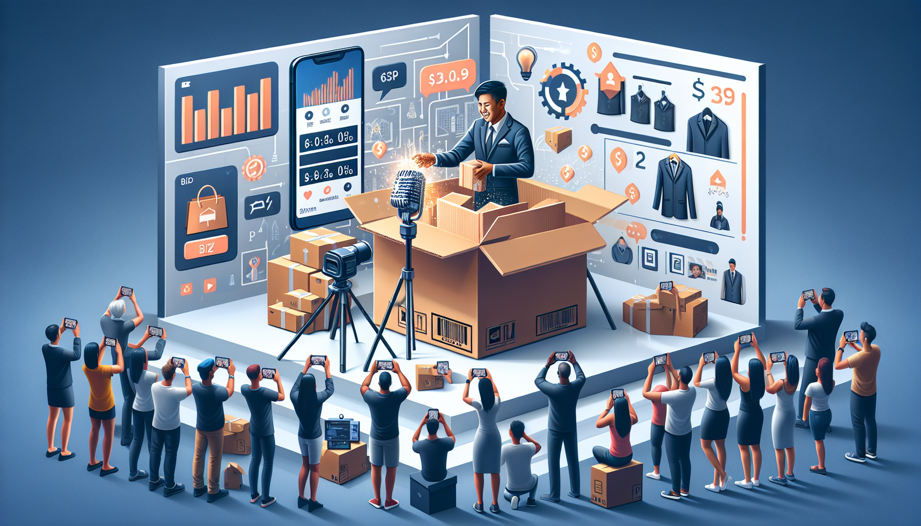 Live Commerce Reselling via Auction Apps - Business Opportunity